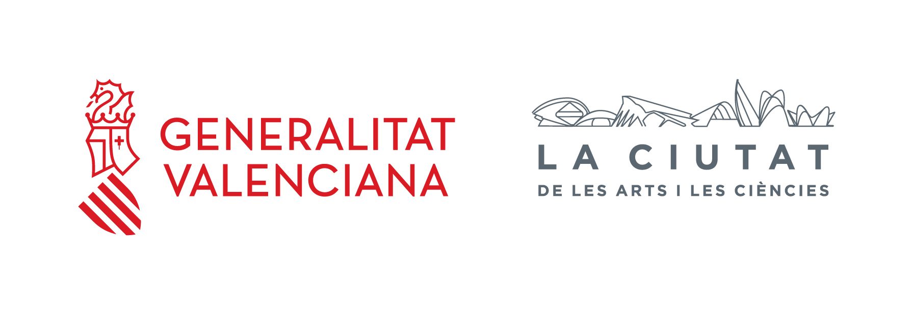 Logotipos de la Ciudad de las Artes y las Ciencias y de la Generalitat Valenciana